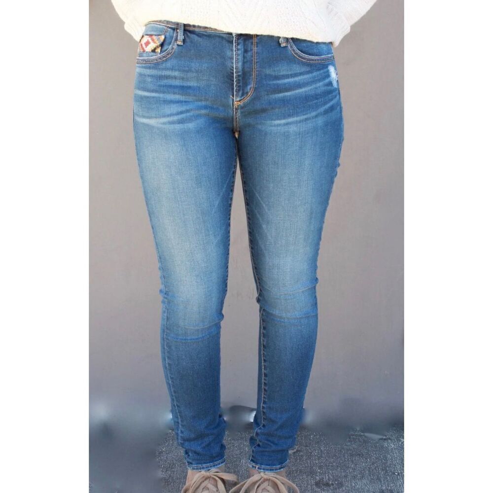 DRIFTWOOD DENIM- MARILYN Embroidered Jeans Size 25